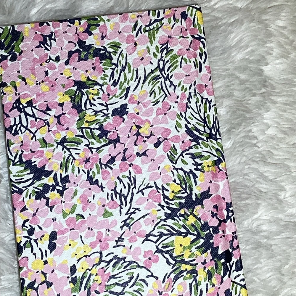Tory Burch Pink Floral Green dairy book